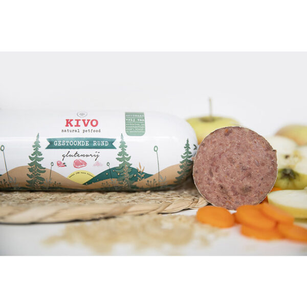 KIVO gestoomd vlees - RUND - 600 gram - Afbeelding 2