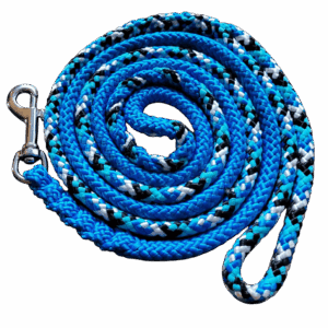 Vlaggenblauw-aqua-wit-zwart